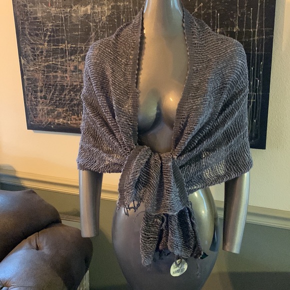 Marquet Fair Trade Free Weave Handwoven Cotton Scarf - Picture 2 of 9